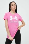 Футболка Under Armour жіночий колір рожевий (3125317) Футболка Under Armour жіночий колір рожевий (3125317)