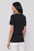 Бавовняна футболка United Colors of Benetton колір чорний (1522843) Бавовняна футболка United Colors of Benetton колір чорний (1522843)