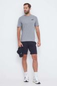Футболка Puma чоловічий колір сірий однотонний Футболка Puma чоловічий колір сірий однотонний