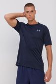 Футболка Under Armour 1345317 чоловіча колір синій гладкий Футболка Under Armour 1345317 чоловіча колір синій гладкий