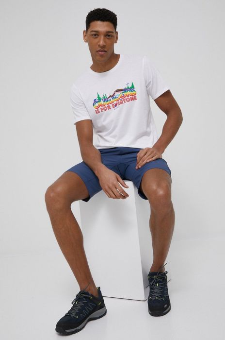 Спортивна футболка Columbia Sun Trek колір білий з принтом (2097563) Спортивна футболка Columbia Sun Trek колір білий з принтом (2097563)