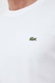 Бавовняна футболка Lacoste колір білий однотонний TH1708-HDE