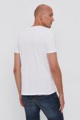Бавовняна футболка Sisley колір білий з принтом (1528612) Бавовняна футболка Sisley колір білий з принтом (1528612)