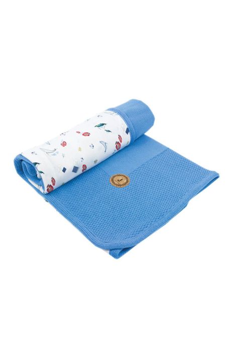 Ковдра для немовлят Jamiks колір блакитний (2033317) Ковдра для немовлят Jamiks колір блакитний (2033317)