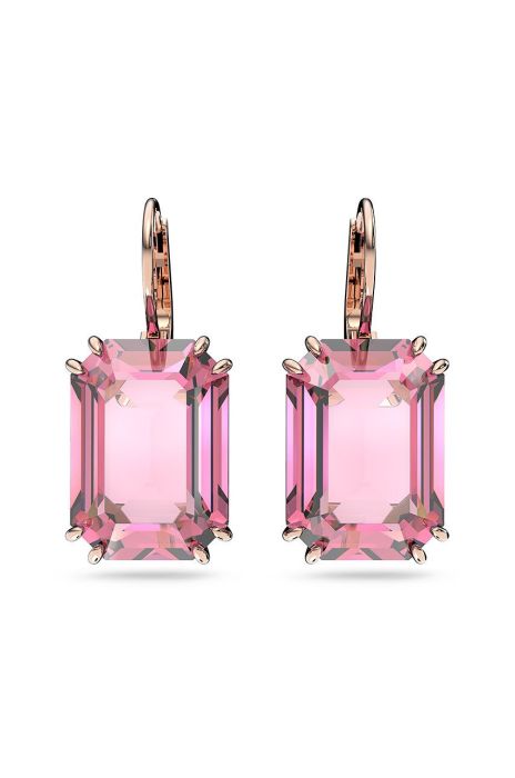 Сережки Swarovski колір рожевий (2075401)