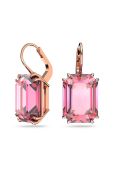 Сережки Swarovski колір рожевий (2075401)