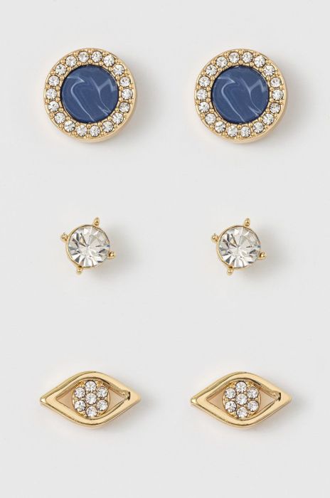 Сережки Dkny (3-pack) колір золотий (2083293)