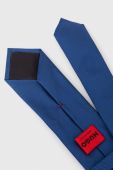 Шовковий галстук HUGO колір блакитний (3297328) Шовковий галстук HUGO колір блакитний (3297328)