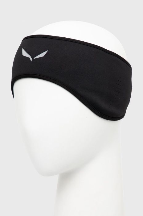 Пов'язка Salewa Ortles колір чорний Пов'язка Salewa Ortles колір чорний