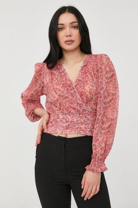 Блузка Morgan жіноча візерунок колір барвистий (2303763)
