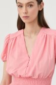 Блузка Morgan жіноча колір рожевий однотонна