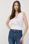 Блузка Morgan жіноча колір білий однотонна (2445195)