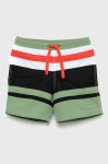 Дитячі шорти для плавання United Colors of Benetton колір зелений (2392573)