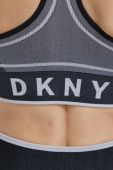Спортивний бюстгальтер Dkny колір сірий візерунок (1985558)
