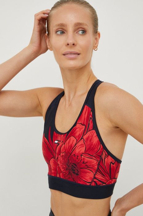 Бюстгальтер Tommy Hilfiger колір синій візерунок (2468616) Бюстгальтер Tommy Hilfiger колір синій візерунок (2468616)