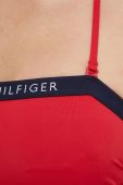 Купальний бюстгальтер Tommy Hilfiger колір червоний м'яка чашечка (2113073)