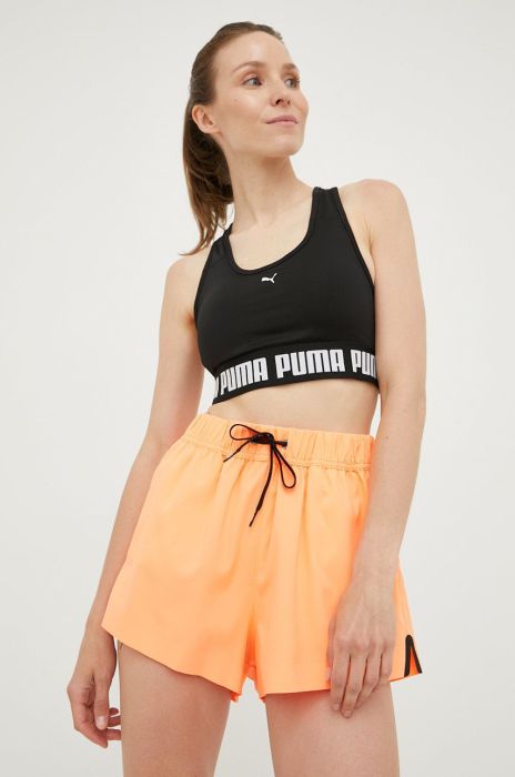 Спортивний бюстгальтер Puma Strong колір чорний Спортивний бюстгальтер Puma Strong колір чорний