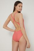 Купальник adidas Performance Big Logo HE3034 колір рожевий м'яка чашечка Купальник adidas Performance Big Logo HE3034 колір рожевий м'яка чашечка