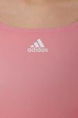 Купальник adidas Performance Melbourne Print 3-stripes HA6006 колір рожевий м'яка чашечка Купальник adidas Performance Melbourne Print 3-stripes HA6006 колір рожевий м'яка чашечка