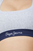 Бюстгальтер Pepe Jeans Kinsley колір сірий меланж Бюстгальтер Pepe Jeans Kinsley колір сірий меланж