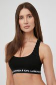 Бюстгальтер Karl Lagerfeld колір чорний однотонний (2143420) Бюстгальтер Karl Lagerfeld колір чорний однотонний (2143420)