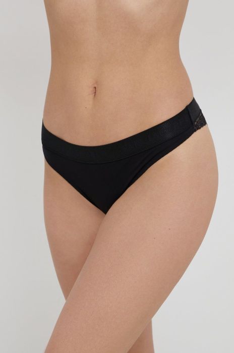 Труси Karl Lagerfeld колір чорний прозоре Труси Karl Lagerfeld колір чорний прозоре