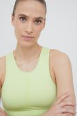 Спортивний бюстгальтер Superdry колір зелений однотонний Спортивний бюстгальтер Superdry колір зелений однотонний