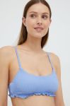 Купальний бюстгальтер United Colors of Benetton злегка ущільнена чашечка колір блакитний (2504339) Купальний бюстгальтер United Colors of Benetton злегка ущільнена чашечка колір блакитний (2504339)