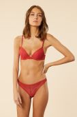 Бюстгальтер Etam колір червоний мереживо однотонний (2301573) Бюстгальтер Etam колір червоний мереживо однотонний (2301573)
