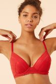 Бюстгальтер Etam колір червоний мереживо однотонний (2301573) Бюстгальтер Etam колір червоний мереживо однотонний (2301573)