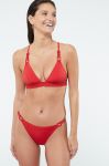 Купальний бюстгальтер Etam колір червоний злегка ущільнена чашечка Купальний бюстгальтер Etam колір червоний злегка ущільнена чашечка