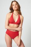 Купальний бюстгальтер Etam колір червоний м'яка чашечка Купальний бюстгальтер Etam колір червоний м'яка чашечка