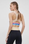 Спортивний бюстгальтер P.E Nation Gravity колір білий візерунок Спортивний бюстгальтер P.E Nation Gravity колір білий візерунок