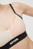 Спортивний бюстгальтер Rip Curl Mirage Run Swim Surf колір рожевий однотонний Спортивний бюстгальтер Rip Curl Mirage Run Swim Surf колір рожевий однотонний