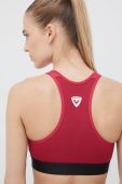 Спортивний бюстгальтер Rossignol колір бордовий однотонний Спортивний бюстгальтер Rossignol колір бордовий однотонний