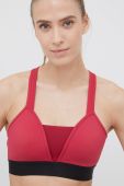 Спортивний бюстгальтер Rossignol колір бордовий однотонний Спортивний бюстгальтер Rossignol колір бордовий однотонний