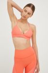 Спортивний бюстгальтер P.E Nation Free Play колір помаранчевий однотонний Спортивний бюстгальтер P.E Nation Free Play колір помаранчевий однотонний