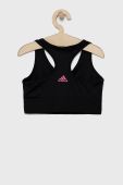 Дитячий бюстгальтер adidas Performance HF3786 колір чорний