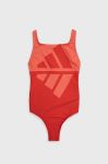 Дитячий купальник adidas Performance HC9647 колір червоний