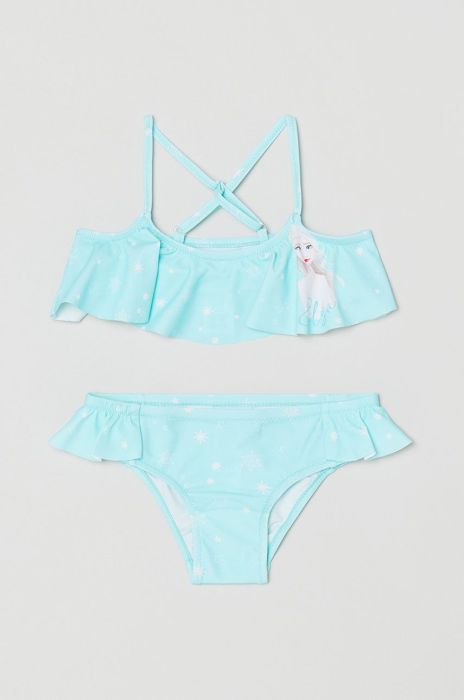 Роздільний дитячий купальник OVS колір блакитний Роздільний дитячий купальник OVS колір блакитний