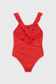 Суцільний дитячий купальник Pepe Jeans колір червоний Суцільний дитячий купальник Pepe Jeans колір червоний