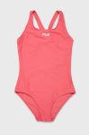 Суцільний дитячий купальник Fila колір рожевий (2422262)