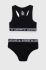 Дитячий бюстгальтер і трусики Hype колір чорний