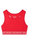 Дитячий спортивний бюстгальтер Michael Kors колір червоний (2193036)
