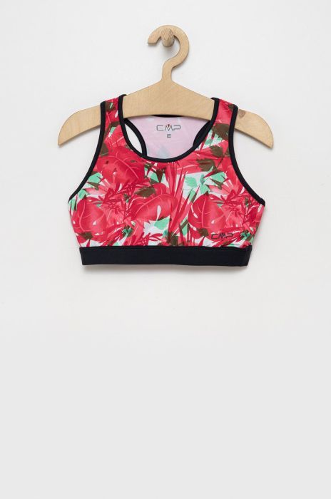 Дитячий спортивний бюстгальтер CMP колір червоний Дитячий спортивний бюстгальтер CMP колір червоний