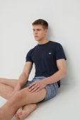 Бавовняна піжама Emporio Armani Underwear колір синій візерунок