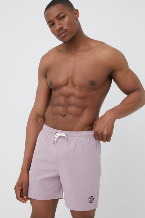 Купальні шорти Jack & Jones колір фіолетовий Купальні шорти Jack & Jones колір фіолетовий