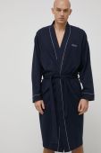 Бавовняний халат BOSS колір синій (2188212) Бавовняний халат BOSS колір синій (2188212)