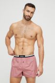Бавовняні боксери BOSS 2-pack колір рожевий Бавовняні боксери BOSS 2-pack колір рожевий