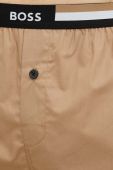 Бавовняні боксери BOSS колір бежевий
